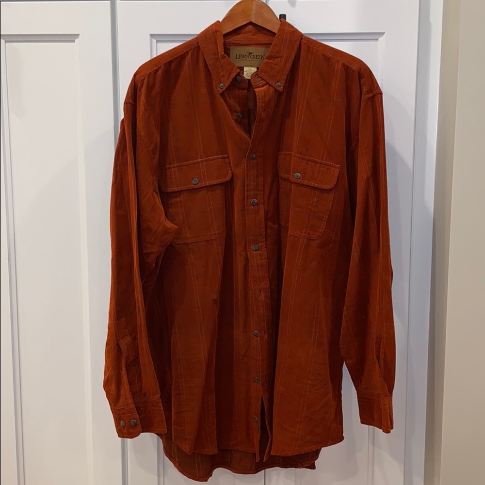 Thick Lewis Creek XXL Cotton Corduroy Shirt
